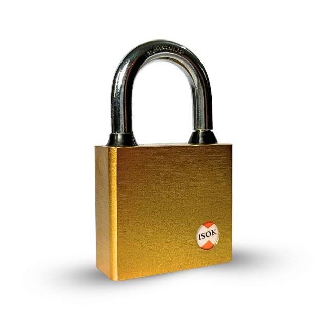 ISOK Lala Lock – 50mm Premium Brass Padlock
