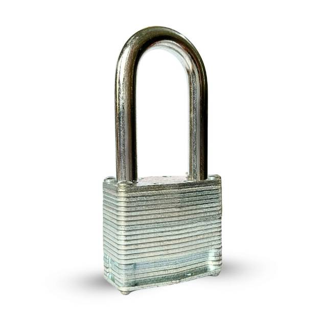 Lala Lock – Plates Lock (Brass Machine, Long Neck)