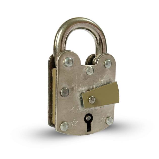 Hamza Lock – 2 Plate, 2 Keys (2 Inch), King Lala Lock